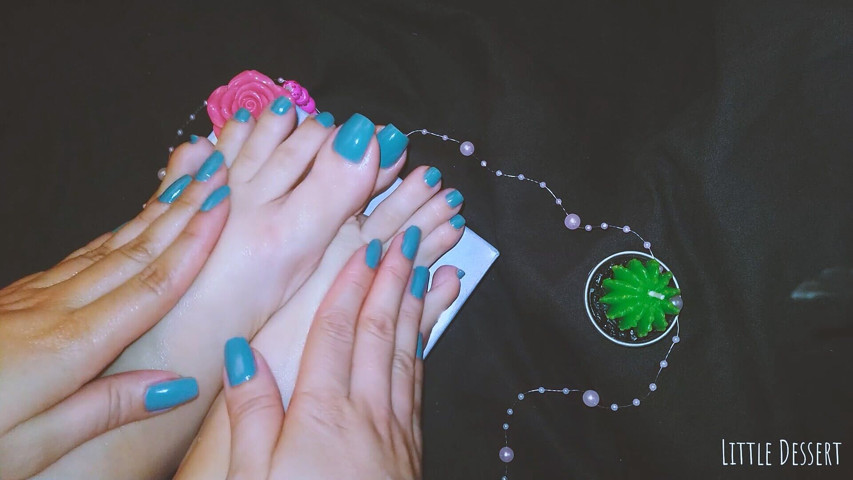 Foot Massage Orgasm & Foot Fetish (Little Dessert)