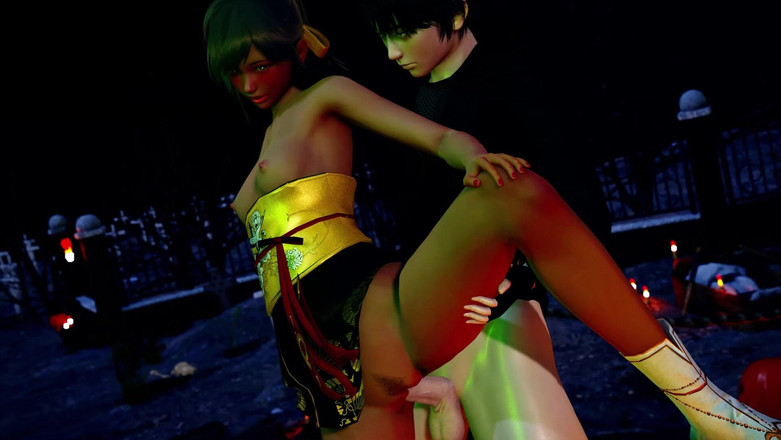 3D Cartoon Porn: Meu verdadeiro desejo 45 - Sexo na festa de Halloween de Alex &amp;sally