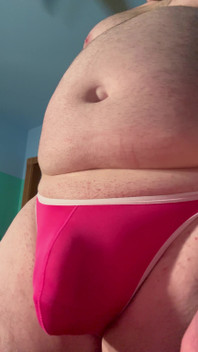 Small Cock Pink Thong