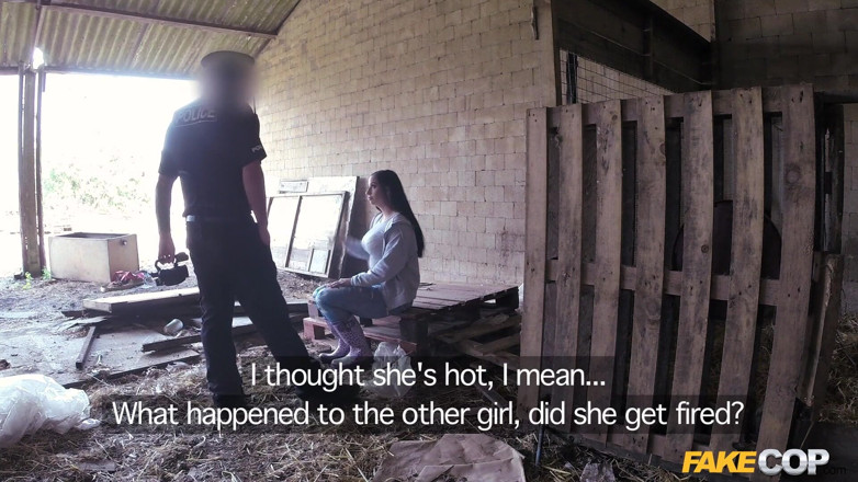 Fake Cop: Fake Cop - Inked Farmgirl Needs Some Big Dick