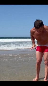 Work the Quads and Abs with Front Kicks Nude Workout #