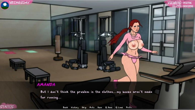XXX Games Bunk: Antrenament sexy în sala de sport topless și haine dezvăluitoare