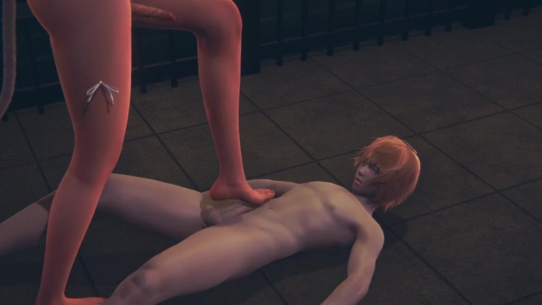 Yaoitube: Yaoi Femboy - ногами сисси Нобу