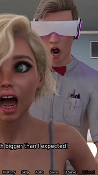 Rumpa knullar styvsyster i VR och verkliga livet -sexbot animerad sexspelsspel