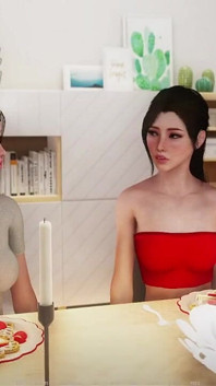 Desirium 02 - 角質GFが彼の太い巨根で遊んでいるのを見て勃起し、巨大なペニスで遊ぶ痴女