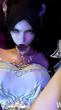 3D carina troia asiatica con abito sexy si è fatta scopare la figa bagnata così forte