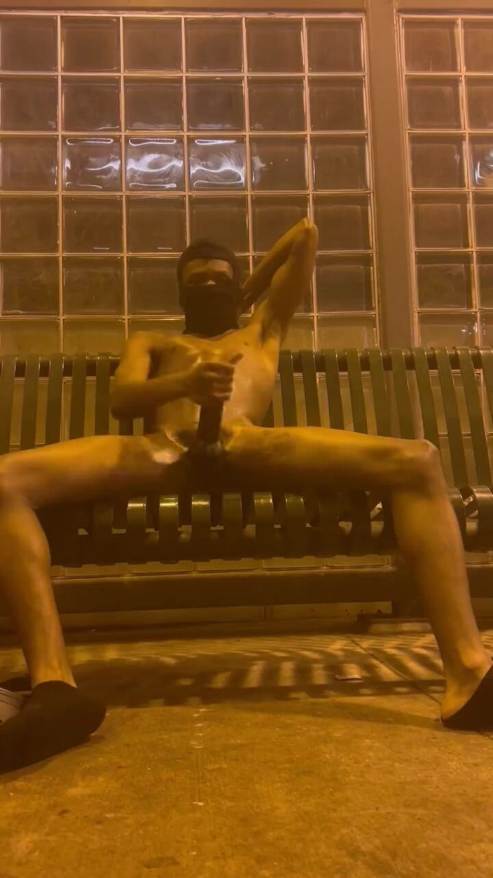 Rex Bitchington Blade: BBC Outside Cum