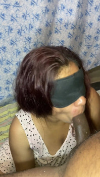 Hot Wife Spit on Big Dick and Sloppy Blow Job