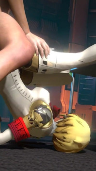 Probando Las Características Sexuales De Aigis - Parodia De Persona 3