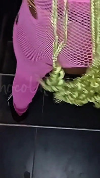 Blowing N Sucking the Bouncers Fat Cock so He'll Let Me in the Club for Free!!