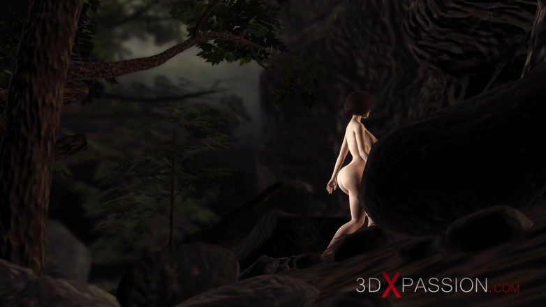 3dxpassion-transgender: 육식 동물 Futa의 애널 섹스하는 쩌는 발정난 섹시한 비서