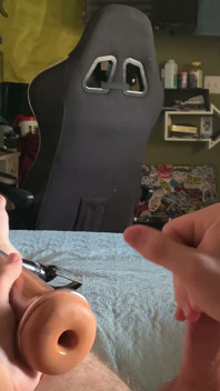 Playing with My New Penis Pump