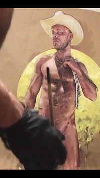 In Addition to Showing off for the Camera I Am Pretty Darn Good at Painting.