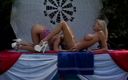 American Idol X: Лесбиянки лижут киску с дилдо, играют на бильярдном столе
