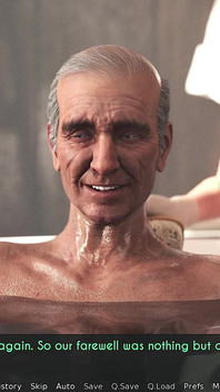 Edisi utama isteri dan ibu tiri Awam #19b, Membasuh Awek Tua