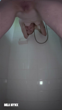 Close-up Pissing From Behind - Piss Slut Training