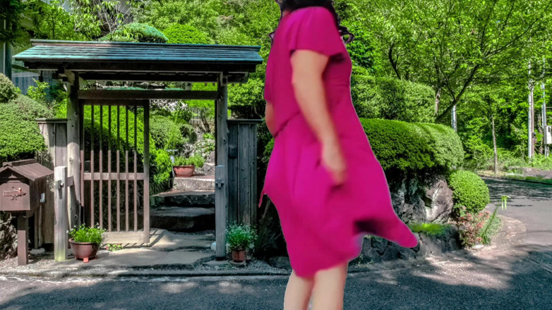 Kitty_Cross: 1 tänzerin heißer sexy hintern und süßer femboy-schwanz Verführerisches kleid...