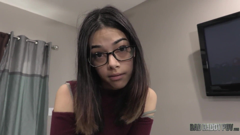 BadStepFamilyPov: Hairy Harmony Wonder gets smashed by her stepdad