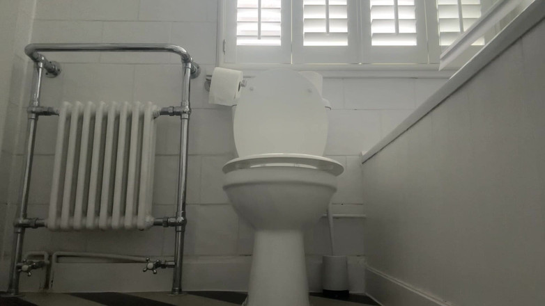 Miss Valentina: Éjacule sur mes toilettes