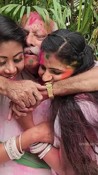 Mardana Sasur Hard Fucked with Two Bahu Threesome Sex