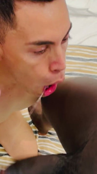 Interracial Threesome with Two Big Cocks