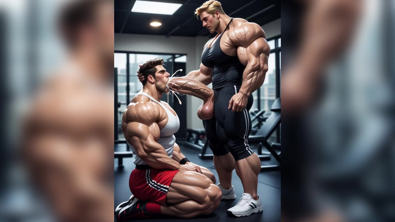 AI gay porn: Ai Big Cock Hunk Ass Fucking