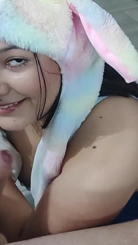 Freche Dame Lutscht Schwanz Von Stiefbruder