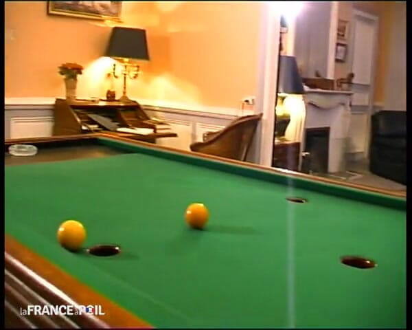 French Family Secrets: A Rather Hot Pool Game for a Student and Her...
