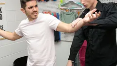 Officer Catches Me Masturbating In The Bathroom And Punishes Me By Throwing His Semen On My Face - Young Perps