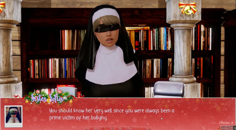 Cumming Gaming: Unlimited Christmas [Xmas hentai pornplay] Ep.14 the sexy old nun betrayed...