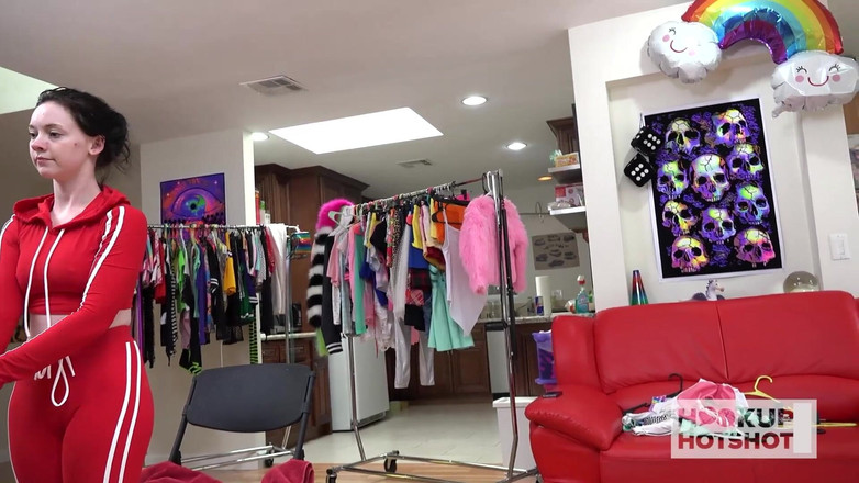 HookUp HotShot-BTS: Bts - döle aç bebek Athenea Rayne sert seks için azgın