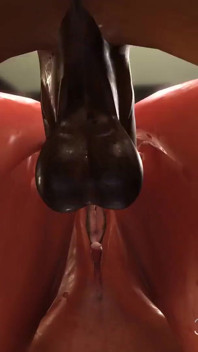 3d sexy dickgirl scopa duro una giovane bionda calda in restrizioni nel laboratorio di fantascienza