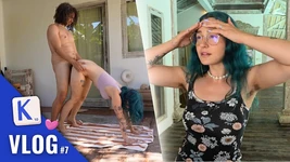 Yoga yaparken onu sikiyor - Fransız vlog bali khalamite