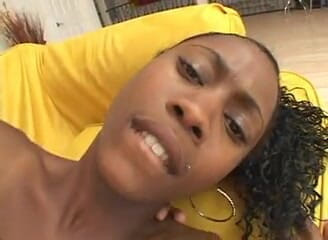 Hot Girlz: Petite ebony teen gets rough and hardcore sex