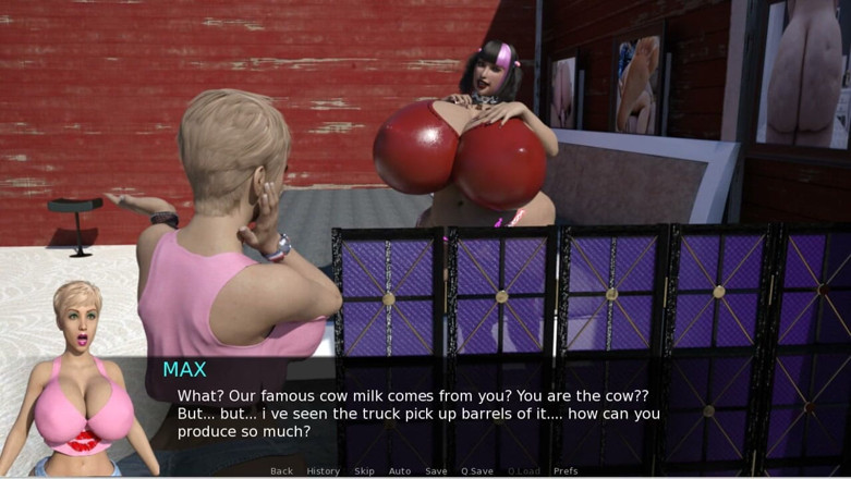 XXX Games Bunk - Trans: Futa Groves - Gameplay - Roleplay - Big Tits Futa Breeds the Mc...