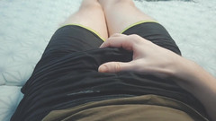 Pasha: शॉर्ट्स में झटके देना - मेरे पूरे शरीर पर वीर्य के बड़े सूखे दाग