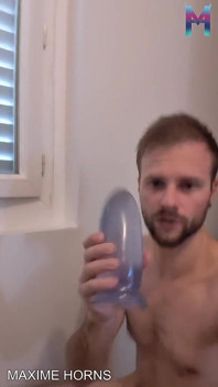 Good Anal Stretching Young Anal Gape with Huge Dildo