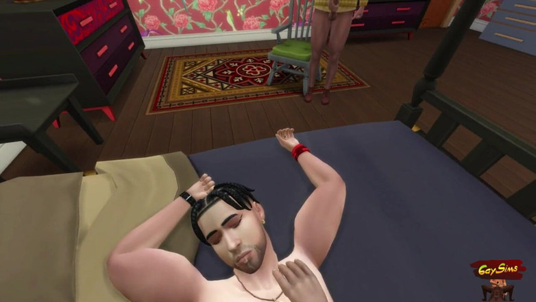 Dirty gay Sims: Pride parade cuck-avontuur met een hete vreemdeling - Wickedwhims