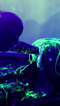 Getah Fisting Berganda dengan UV Slime