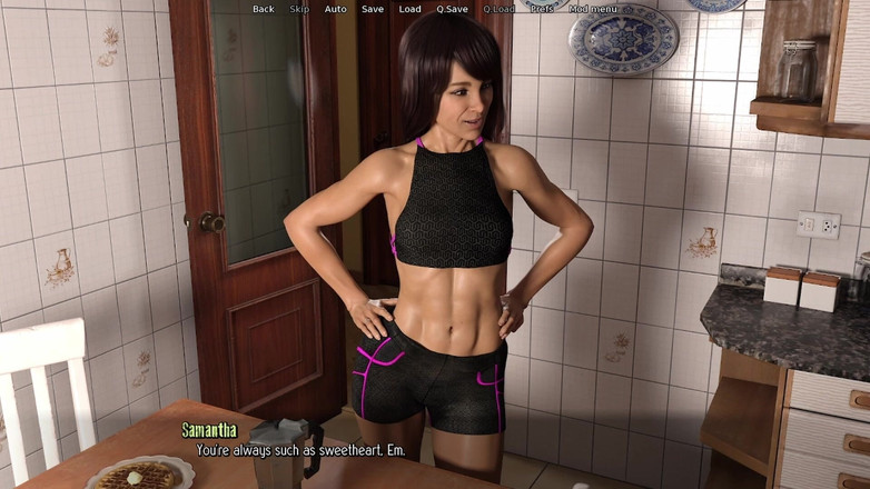 AVNTeller: 中途之家 #5 - 热辣熟女喜欢抚摸她美丽的屁股