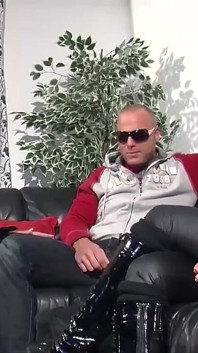 Young Sexy Blonde Sucks and Fucks Big Cock