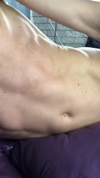 Young Twink Humping Pillow and Cum on It Without Hands