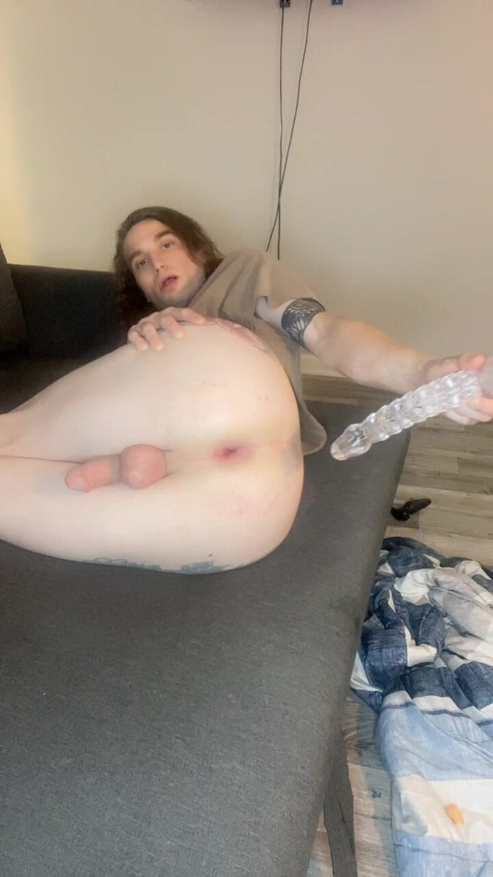 Tessa Rivers: Self Výstřik Na Obličej!! Femboy Tessa Si Hraje Se Svým...