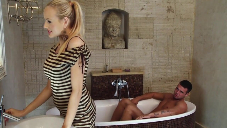 Cinema X: Blonde Teen Gets Fucked by Stepdad and His Friend