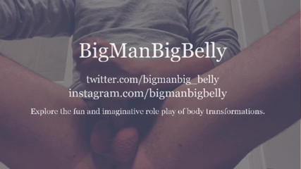 BigManBigBelly: 男人诅咒怀孕的粗鲁的年轻男人