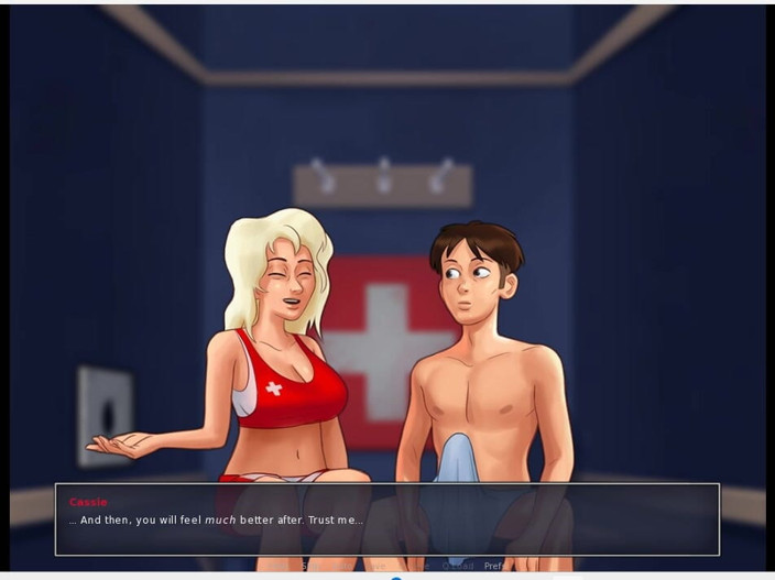 XXX Games Bunk: Summertime Saga ฉากเย็ดยายน่าเย็ดและอมควยผ่านรูบนกําปวย