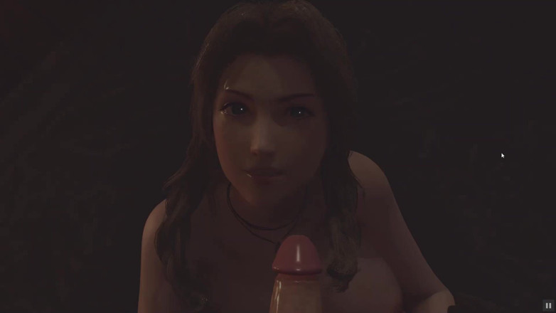 Cumming Gaming: True facial [parody Hentai game] ep.2 cloud and Aerith rough anal...