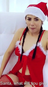Anal de Natal com um Papai Noel sexy