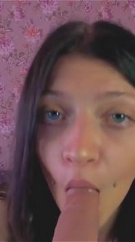 Sloppy Blowjob with Ahegao and Saliva Is What You Need Right Now!