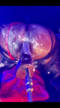 Sexy Femboy Creamy Butt Machine Fuck